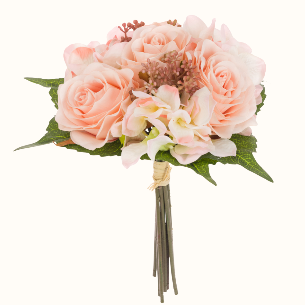 Floralsilk Rose & Hydrangea Bouquet