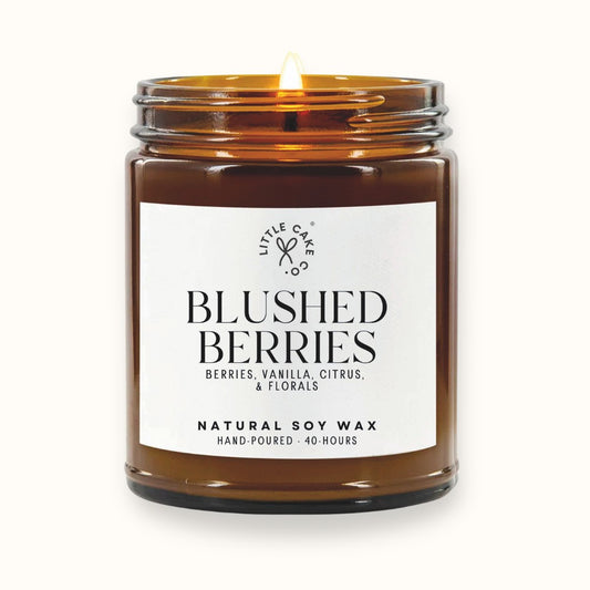 Blushed Berries Soy Candle