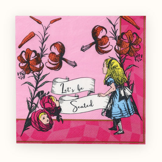 Alice in Wonderland Napkins (20 Pack)