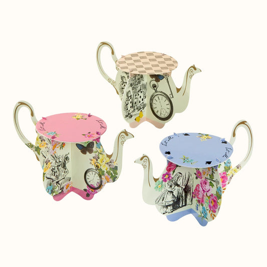 Alice in Wonderland Teapot Cake Stands (6 Pack)