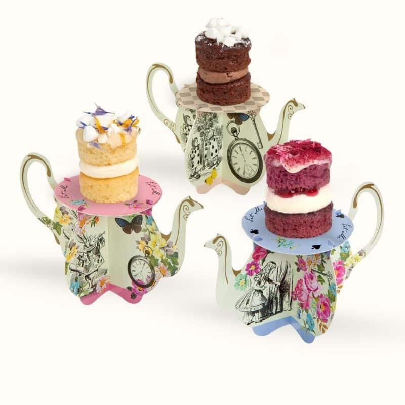 Alice in Wonderland Teapot Cake Stands