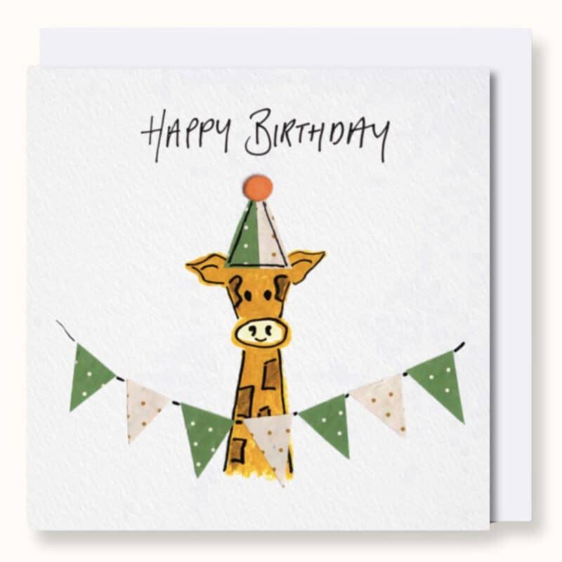 Happy Birthday (Giraffe) Card