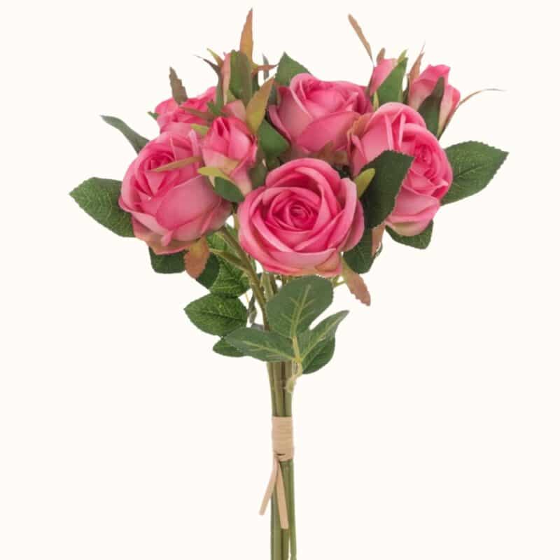 Floralsilk Pink Rose Bouquet