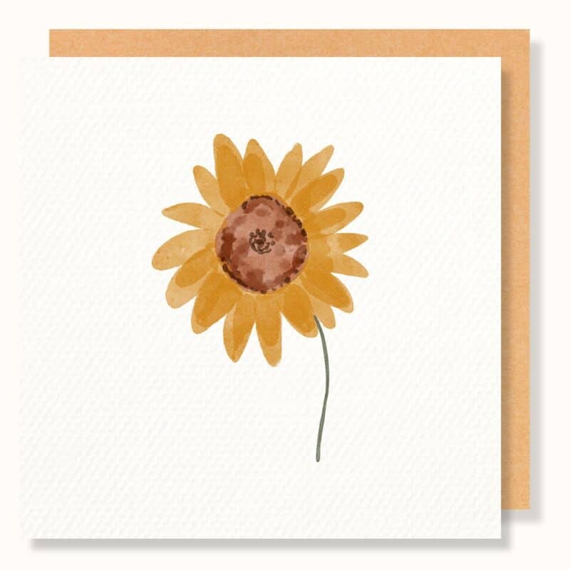 Sunflower Card