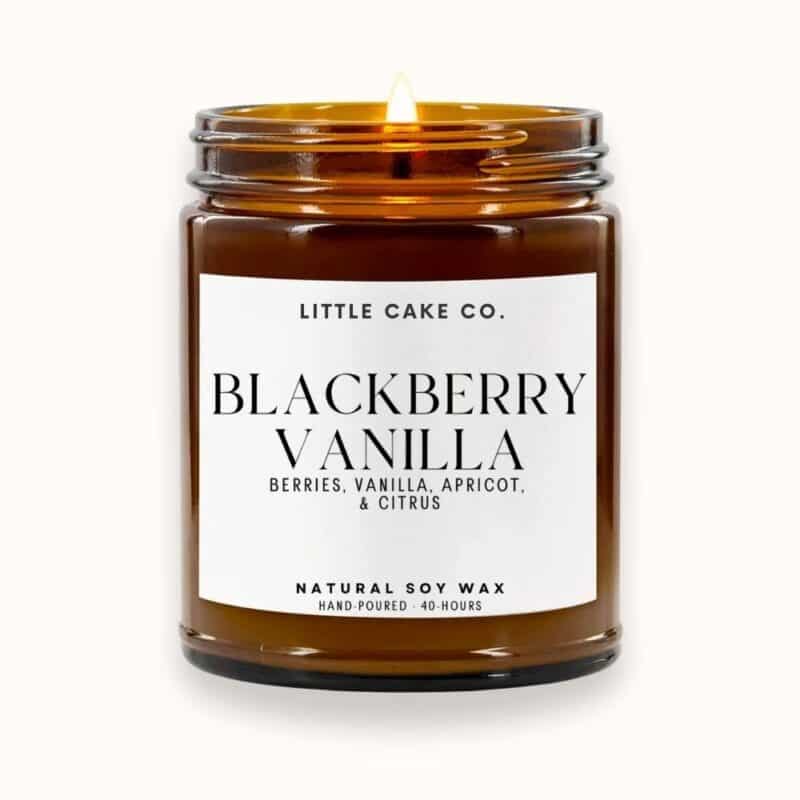 Blackberry Vanilla Soy Candle