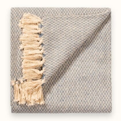 Tassel Fringe Cotton Throw